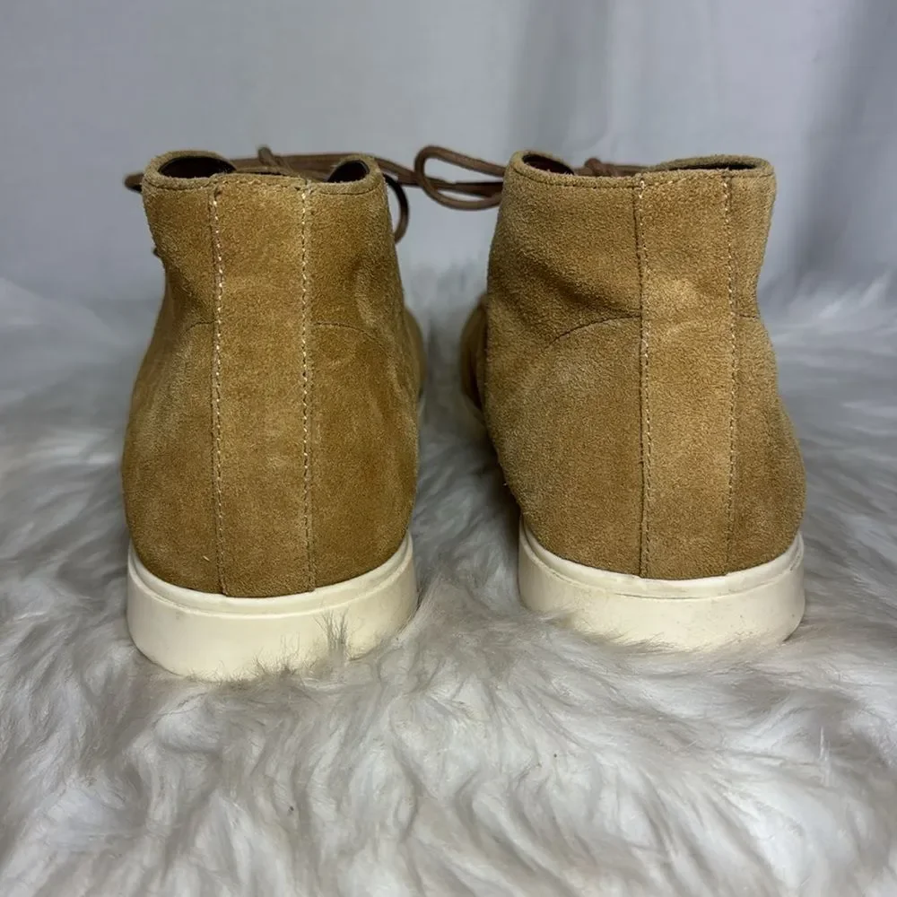 Zara Man Tan-Brown Split Suede Chukka Boots‎ Sz 42